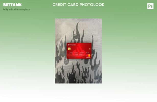 Модерен стил на предниот шаблон за мастер картички со фото изглед на Spain Santa